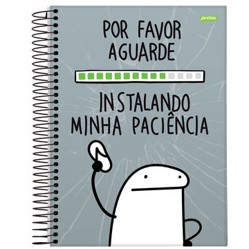 Caderno Universitário Capa Dura Espiral 12 Matérias 192 Fls 200x275 Flork - Unitário - Jandaia - 75064-24