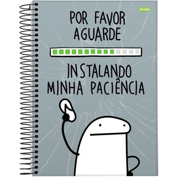 Caderno Universitário Capa Dura Espiral 15 Matérias 240 Fls 200x275 Flork - Unitário - Jandaia - 73611-24B