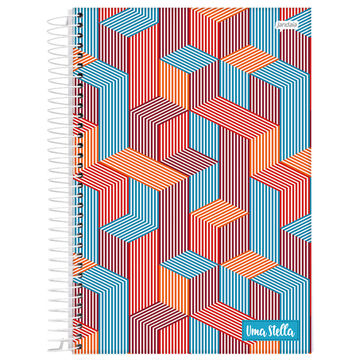 Caderno Universitário Capa Dura Espiral 1 Matéria 80 Fls 200x275 Stella - Unitário - Jandaia - 68794-88A