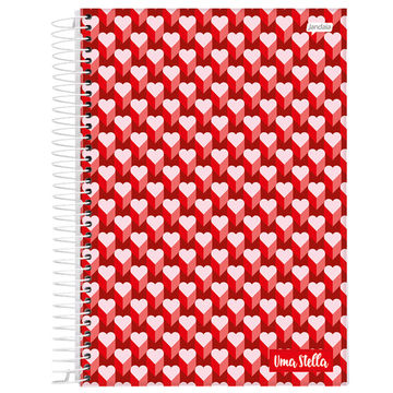 Caderno Universitário Capa Dura Espiral 1 Matéria 80 Fls 200x275 Stella - Unitário - Jandaia - 68794-88D