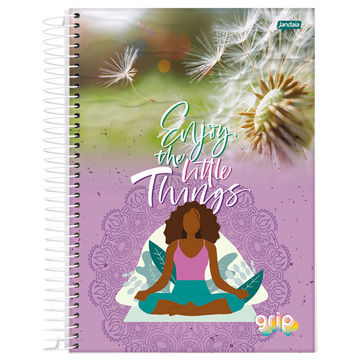 Caderno Universitário Capa Dura Espiral 15 Matérias 240 Fls 200x275 Grip - Unitário - Jandaia - 68760-88C