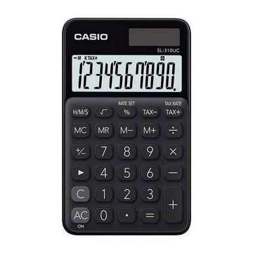 Calculadora Eletrônica de Mesa 10 Dígitos Preto Casio - Unitário - SL-310UC-BK