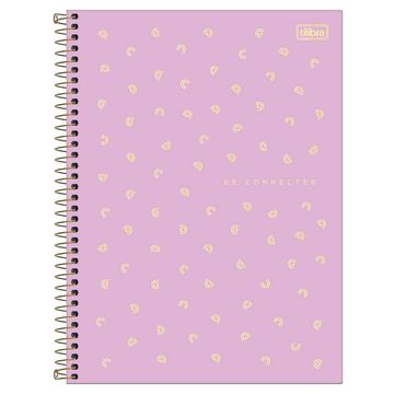 Caderno Universitário Capa Dura Espiral 10 Matérias 160 Fls 200x275 Neon Connect - Unitário - Tilibra - 350095B