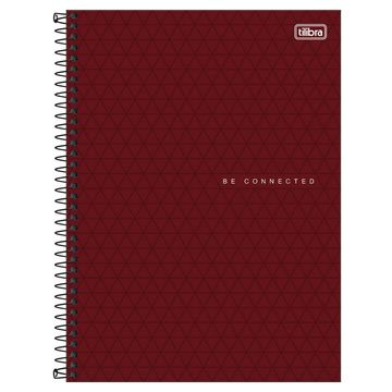 Caderno Universitário Capa Dura Espiral 10 Matérias 160 Fls 200x275 Neon Connect - Unitário - Tilibra - 349933C