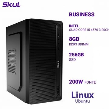 Micro Computador SKUL Business B500 Core i5 4570 Memória 8 GB HD SSD 256 GB- B500 I5 240578 - Sem Monitor