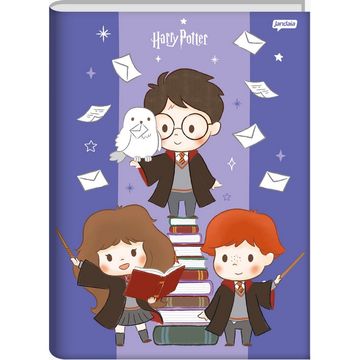 Caderno Brochurão Capa Dura Costurado 96 Fls 200x275 Harry Potter - Unitário - Jandaia - 65321-24