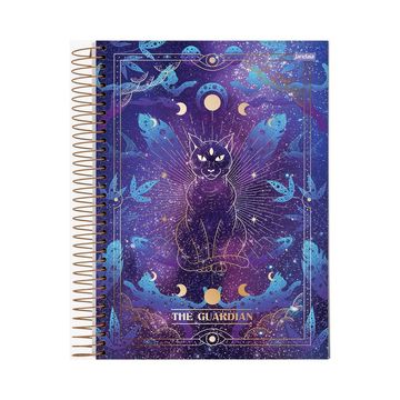 Caderno Universitário Capa Dura Espiral 1 Matéria 80 Fls 175x242 Mystic The Guardian - Unitário - Jandaia - 69072-24