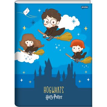 Caderno Brochurão Capa Dura Costurado 96 Fls 200x275 Harry Potter - Unitário - Jandaia - 65321-24A