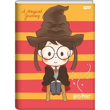 Caderno Brochurão Capa Dura Costurado 96 Fls 200x275 Harry Potter - Unitário - Jandaia - 65321-24C