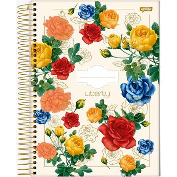 Caderno Universitário Capa Dura Espiral 1 Matéria 80 Fls 200x275 Liberty - Unitário - Jandaia - 72807-24C