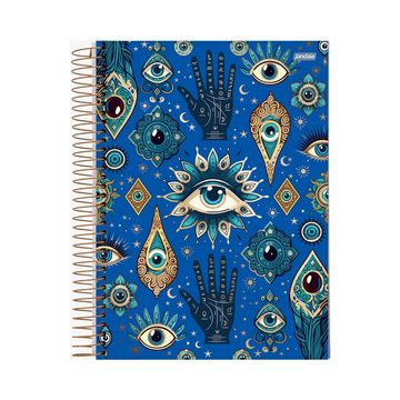 Caderno Universitário Capa Dura Espiral 1 Matéria 80 Fls 175x242 Mystic - Unitário - Jandaia - 69072-24