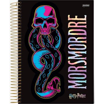 Caderno Universitário Capa Dura Espiral 10 Matérias 200 Fls 200x275 Harry Potter - Unitário - Jandaia - 63600-24B