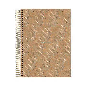 Caderno Universitário Capa Dura Espiral 1 Matéria 80 Fls 175x242 Kraft Color - Unitário - Jandaia - 72923-24A