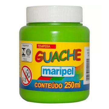 Tinta Guache Verde Claro 250ml Maripel - Unitário - 7260