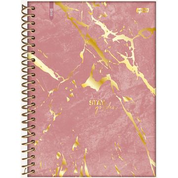 Caderno Universitário Capa Dura Espiral 10 Matérias 160 Fls 175x242 Marble - Unitário - Jandaia - 72907-24D-SINOP-03