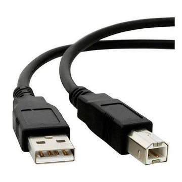 Cabo USB A-Macho - B-Macho 5,0 Metros 2.0 Preto X-cell - XC-CI-5M-SINOP-03