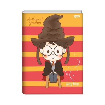 Caderno Brochura Capa Dura Costurado 96 Fls 140x200 Harry Potter - Unitário - Jandaia - 75163-24D