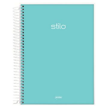 Caderno Universitário Capa Dura Espiral 10 Matérias 160 Fls 175x242 Verde Stilo - Unitário - Jandaia - 68827-88