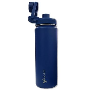 Garrafa Metal Térmica 750ML Thermos Azul Marinho Yakao - GT-60047