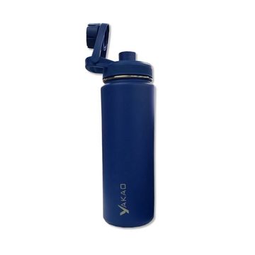 Garrafa Metal Térmica 500ML Thermos Azul Marinho Yakao - GT-60050