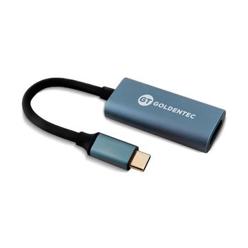 Conversor USB Type-C Macho para HDMI Fêmea Preto/ Cinza Goldentec - GT 50076
