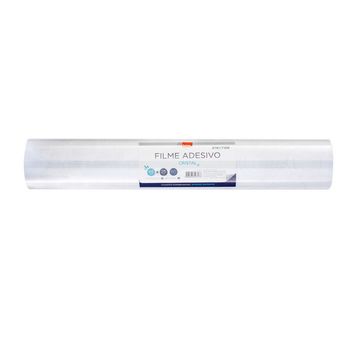 Filme Adesivo 45cm x 25m Cristal 80 Micras Brw - FA0202