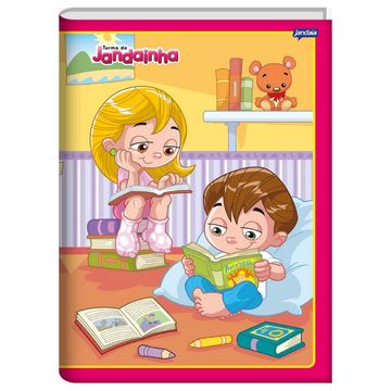 Caderno Brochurão Capa Dura Costurado 48 Fls 200x275 Turma do Jandainha Rosa - Unitário - Foroni - 71683-77C