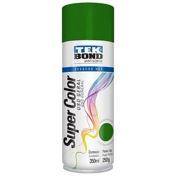 Tinta Spray Super Color Verde Uso Geral 350ml/250g - Tekbond - 23161006900