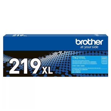 Toner Brother Ciano Original - TN219XLCBR - 2.300 páginas para HLL3240CDW, HLL3280CDW, DCPL3560CDW, MFCL3760CDW