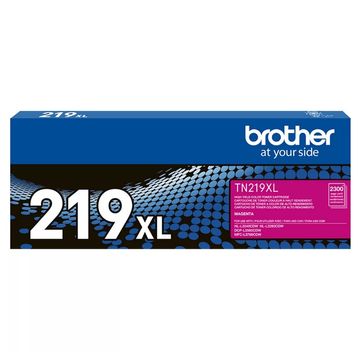 Toner Brother Magenta Original - TN219XLMBR - 2.300 páginas para HLL3240CDW, HLL3280CDW, DCPL3560CDW, MFCL3760CDW