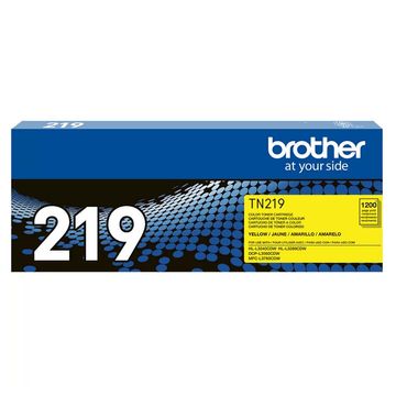 Toner Brother Amarelo Original - TN219YBR - 1.200 Páginas para HLL3240CDW, HLL3280CDW, DCPL3560CDW, MFCL3760CDW