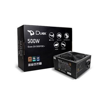 Fonte para Micro Computador ATX 500W Real Duex 80 Plus Bronze PFC Ativo DX 500FSE+ com Cabo de Força