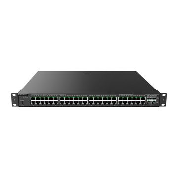 Switch PoE+ Gerenciável L2 Ruijie | Reyee RG-NBS3100-48GT4SFP-P 48 Portas Gigabit +4 SFP