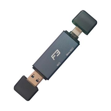 Conversor USB Type-C 3.0 Macho para Leitor Cartão SD/Micro SD - F3 - 307