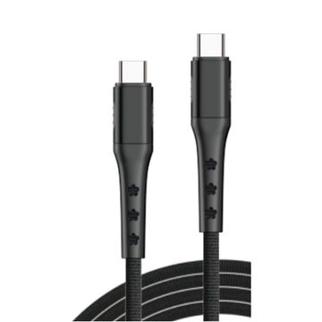 Cabo USB Type-C Macho - Type-C Macho 60W 6A Preto X-Cell - XC-CD-115