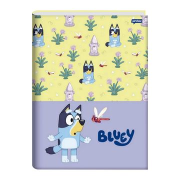 Caderno Brochurão Capa Dura Costurado 80 Fls 200x275 Bluey - Unitário - Jandaia - 75191-24AR