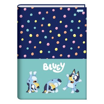 Caderno Brochurão Capa Dura Costurado 80 Fls 200x275 Bluey Brincar - Unitário - Jandaia - 75191-24