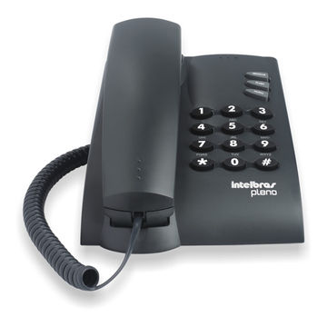 Telefone Padrão Intelbras Pleno Preto sem Chave - 4080051-SINOP-03