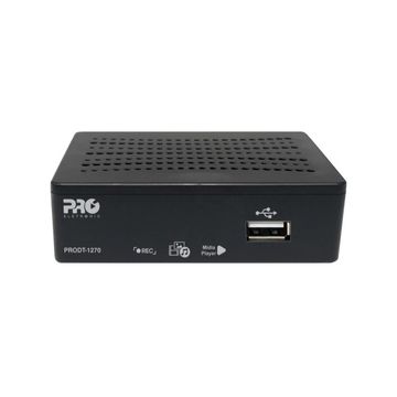 Conversor e Gravador Digital Proeletronic Mini Full HD para Recepção de Sinal de TV em Alta Definição Saída HDMI e AV - PRODT-1270