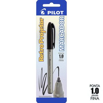 Caneta Retroprojetor 1,0MM Preto Pilot Unitário - 1481517SM024PR-SINOP-03