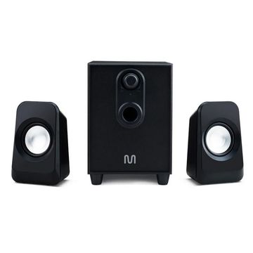 Caixa de Som Subwoofer Multilaser 2.1 Canais 20W RMS Preto - Vendido o Kit 1 Subowoofer e 2 Caixas - SP377