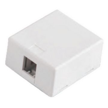 Caixa Sobrepor 1 Keystone RJ45 Vazio 180 graus Seccon SecLan - WT-2404A