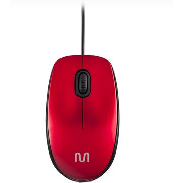 Mouse USB Multi MF400 1200 Dpi Vermelho - MO390