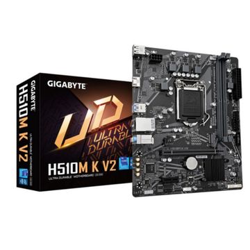 Placa Mãe Gigabyte H510M K V2 2.0 para Intel LGA-1200-G11 Memória DDR4 Som Vídeo e Rede