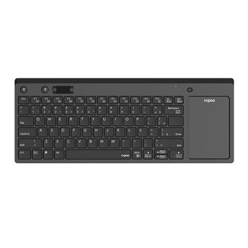 Kit Teclado + Mouse sem Fio Touch Pad Integrado Rapoo K2800 Preto - RA039