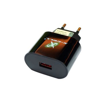 Carregador de Celular Parede com 1 Porta USB 30W Turbo Bivolt Preto -  X-Cell - XC-UR-41