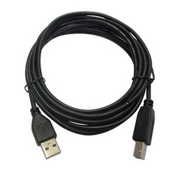 Cabo USB A-Macho - B-Macho 1,8 Metros 2.0 Preto Seccon/SecLan - CY-0691-USB2.0-B-S