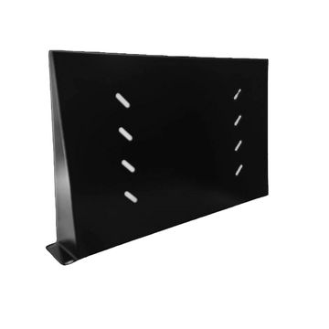 Bandeja Frontal Fixa para Rack 1U 19Pol 250mm Preto Fibra Metal - BBF250