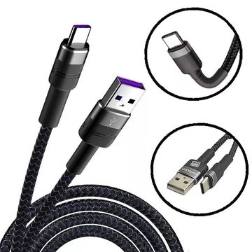 Cabo USB A-Macho - Type-C 1,0 Metro 2.4A Preto Exbom - CBX-U2C15TC - 3449