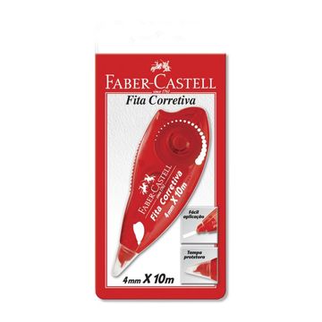 Fita Corretiva Faber Castell 4,0mm x 10 Metros Unitário - SM/7072